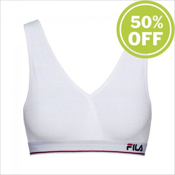 Fila 1 Pack Women's Bras - White,NZ 952-52978